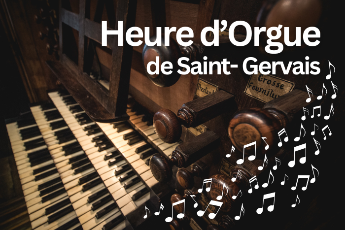 Heure d’Orgue – samedi 4 octobre  à 16h00 
